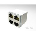 Te Connectivity STK MJ ASSY 8POS 2X2 CAT5E 2303402-1